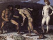 Franz von Stuck Battle for a Woman France oil painting artist